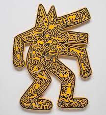 a Keith Haring dog