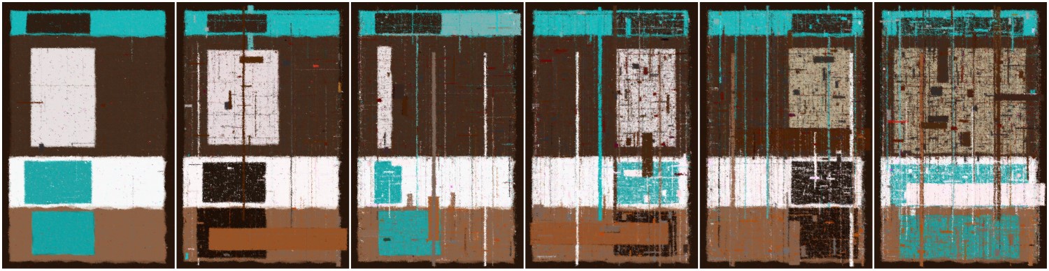 Planck style with a different quantum of random rectangles applied (Palette "Schrödinger's Cat")