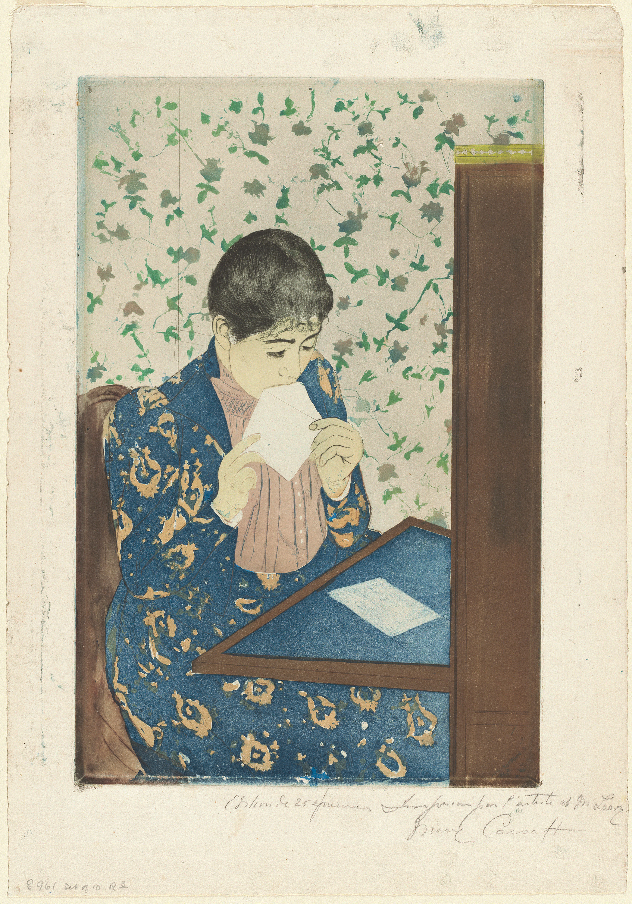 The Letter by Mary Cassatt