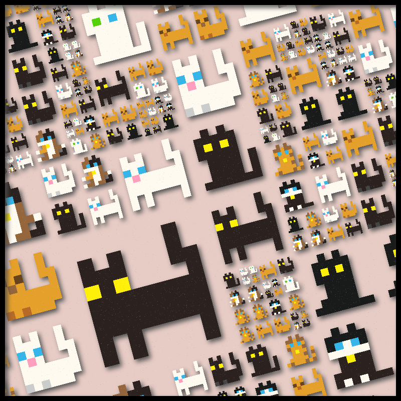 Pixelated Kittens preview