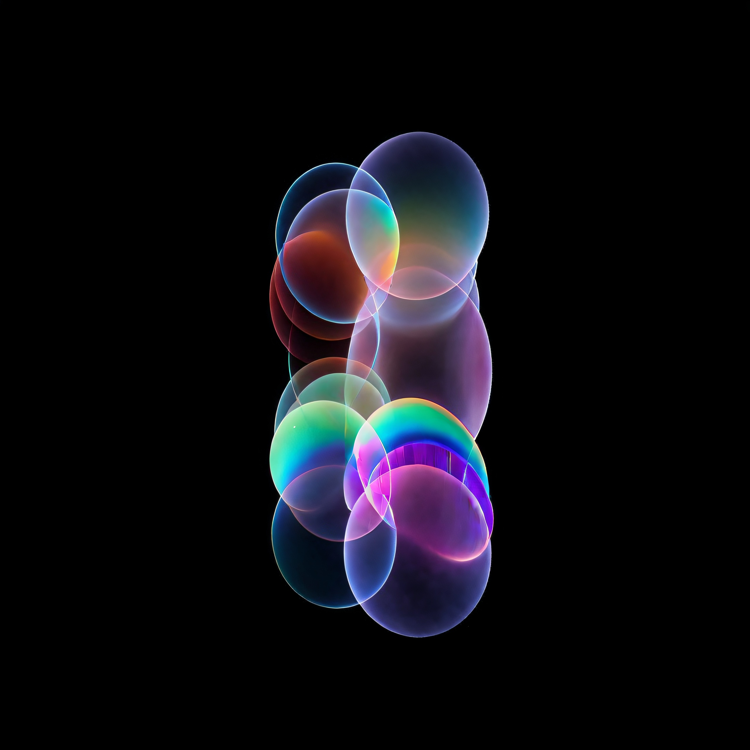 Another Three.js into Stable Diffusion output exploring transparency, lighting, gradients, organic shapes