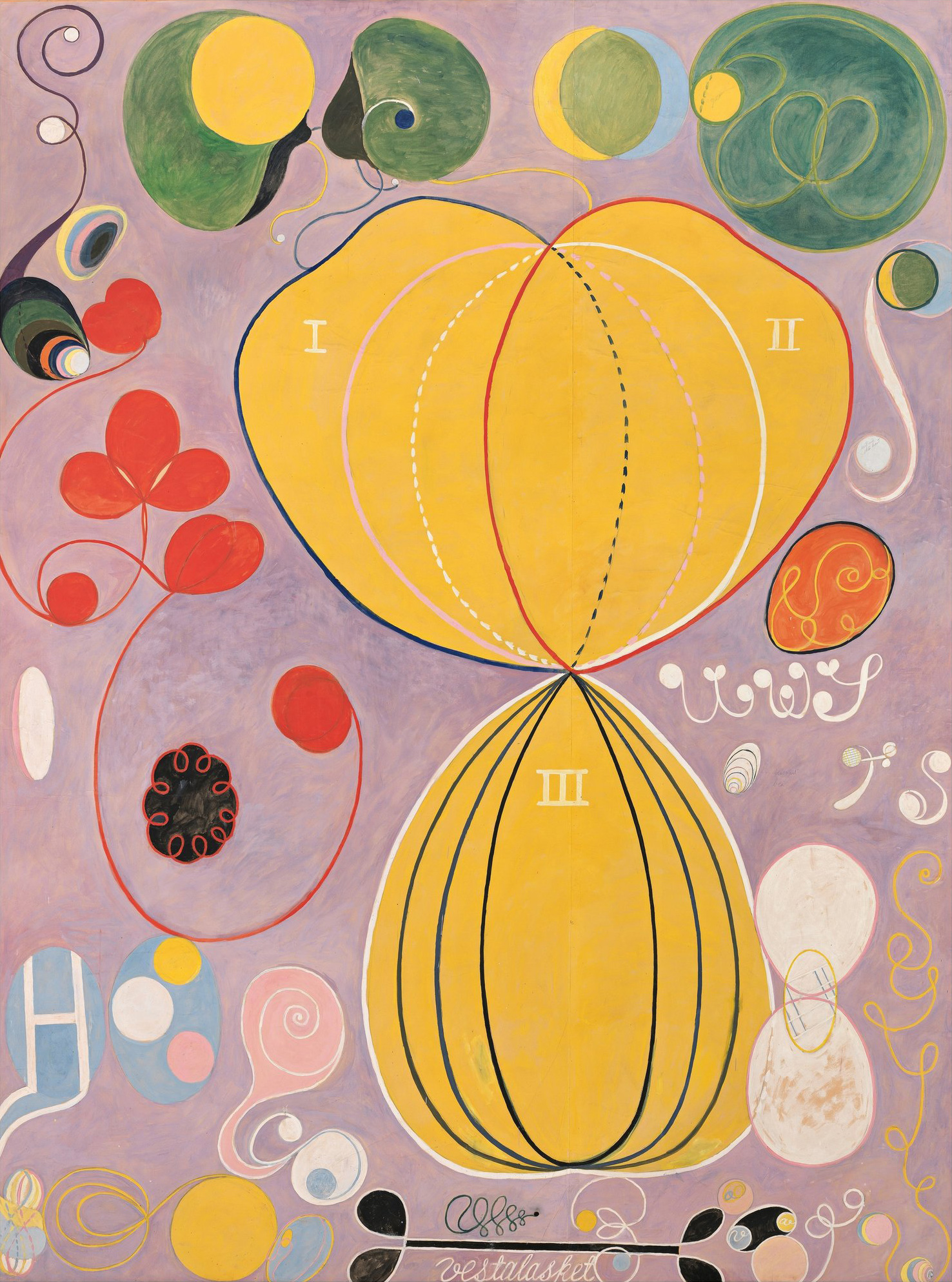 Group IV, No. 7, The Ten Largest, Adulthood by Hilma af Klint