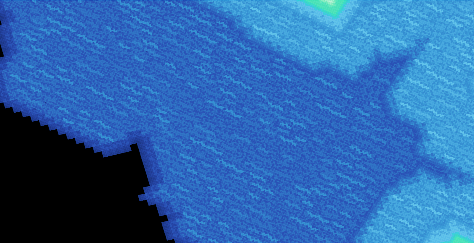 Ocean transition layer in dark-blue.