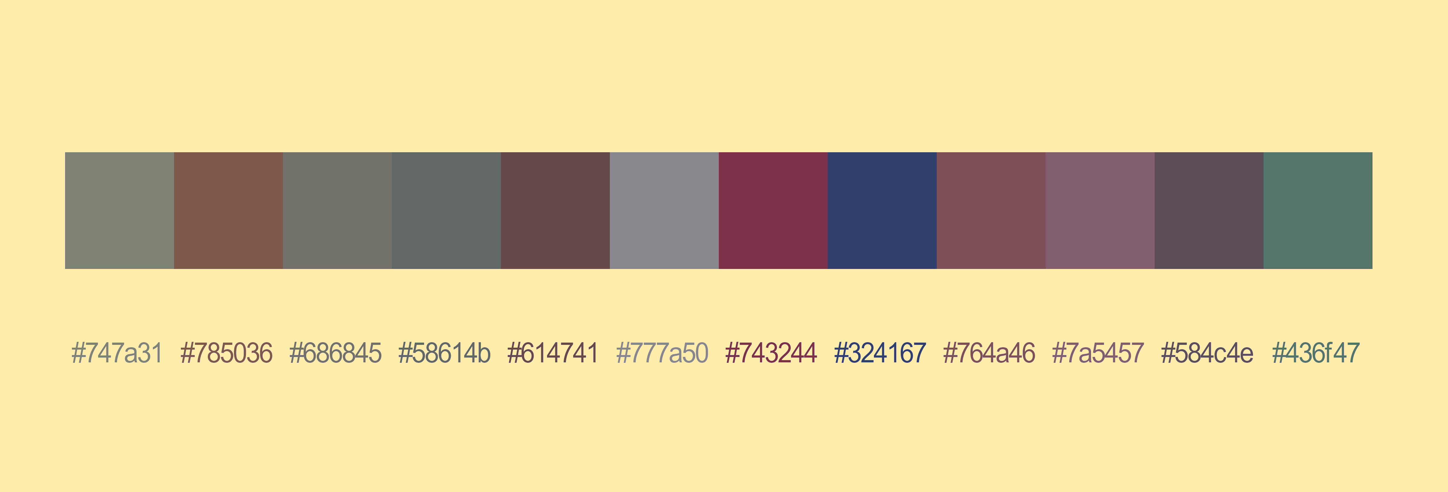 Sample Colors of a wallet address