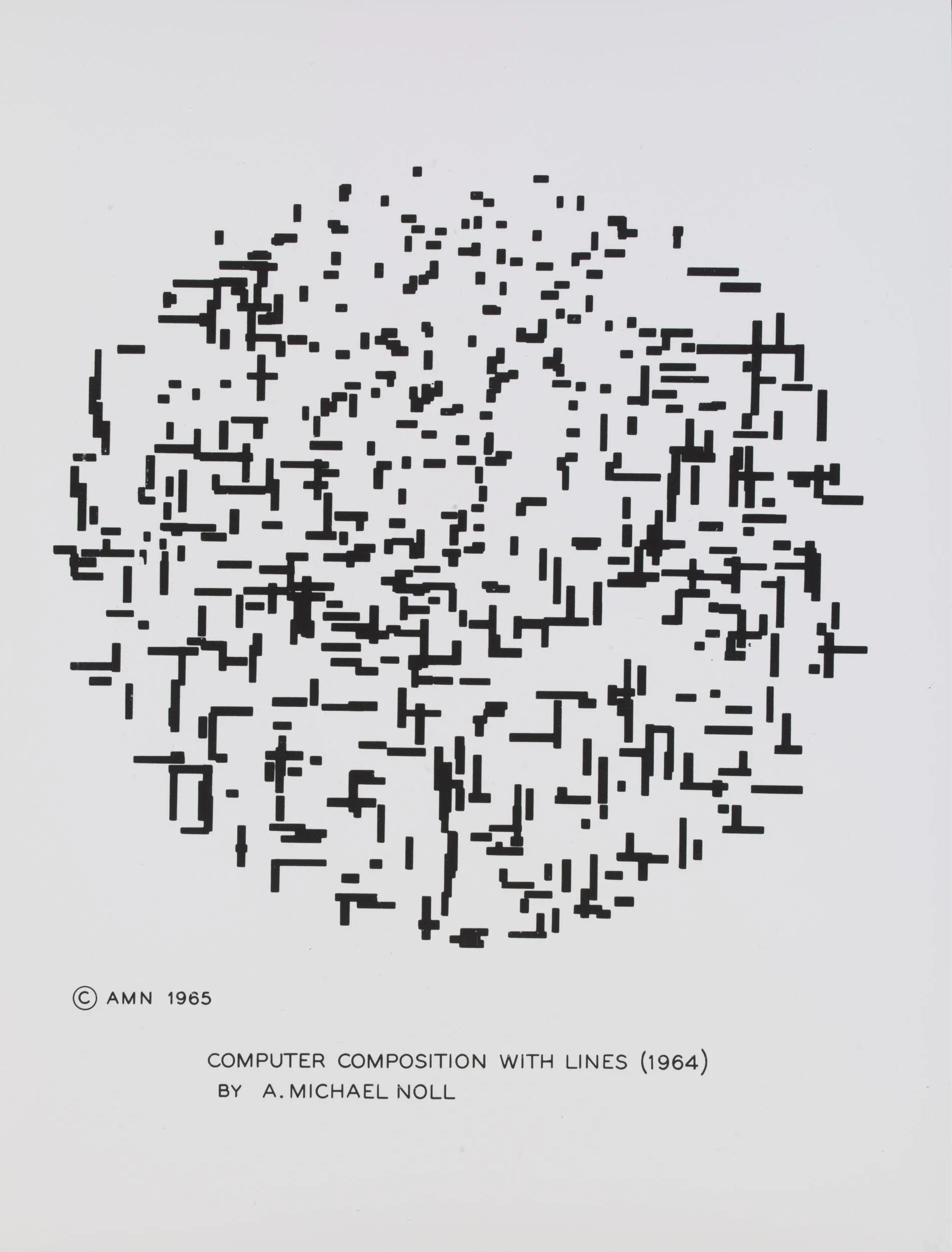 Computer Composition with Lines | A. Michael Noll (1964)