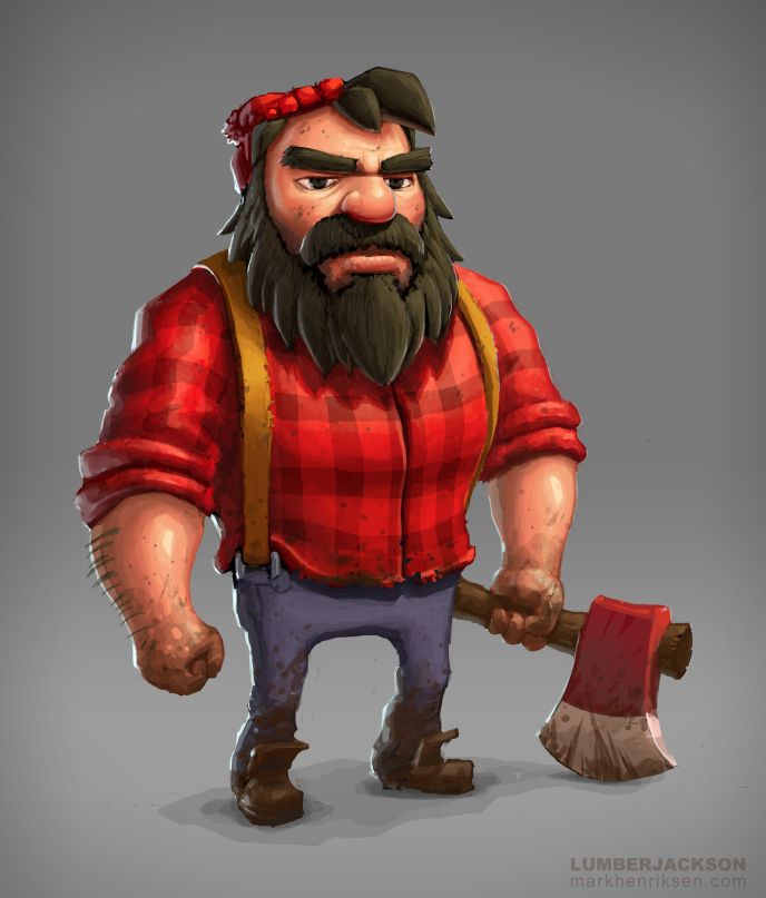 Lumberjack man