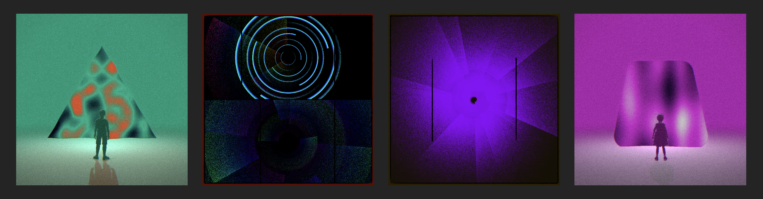 Portals #23 & #26 by Laurean0 and Mapped Orbits for Unbound Electrons #289 & #487 by mandybrigwell