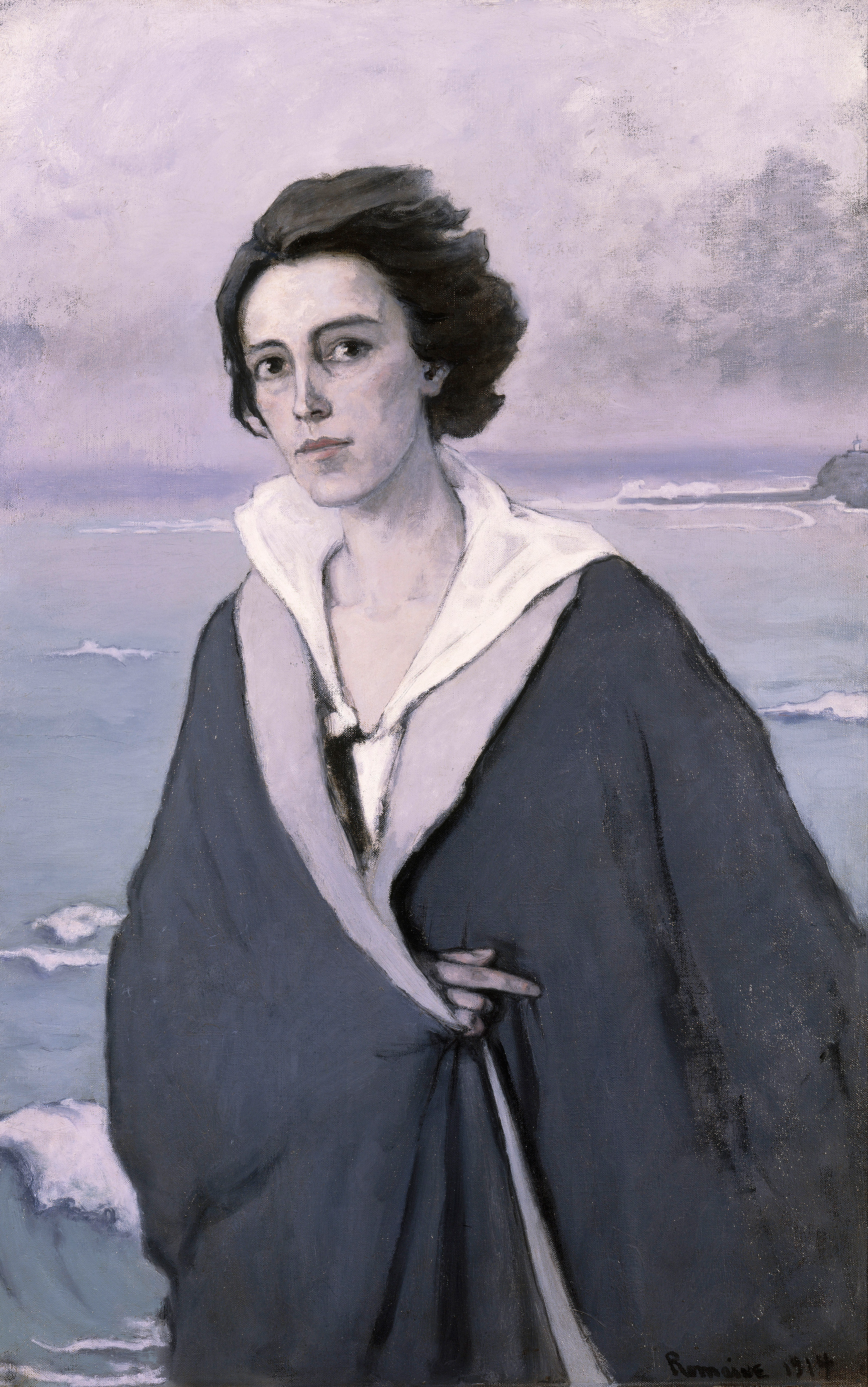 At The Seaside — Self-portrait by Romaine Brooks