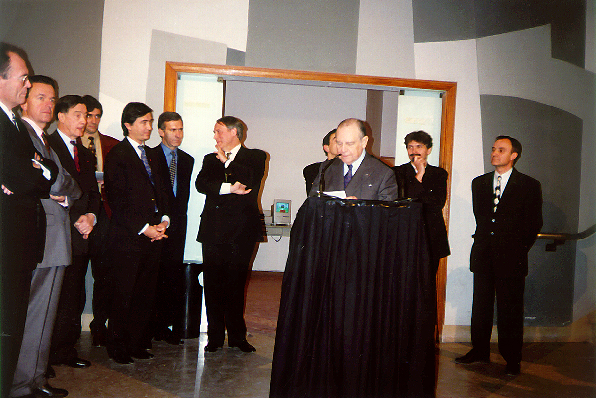 Opening - Lyon, 3rd Contemporary Art Biennale,1995 