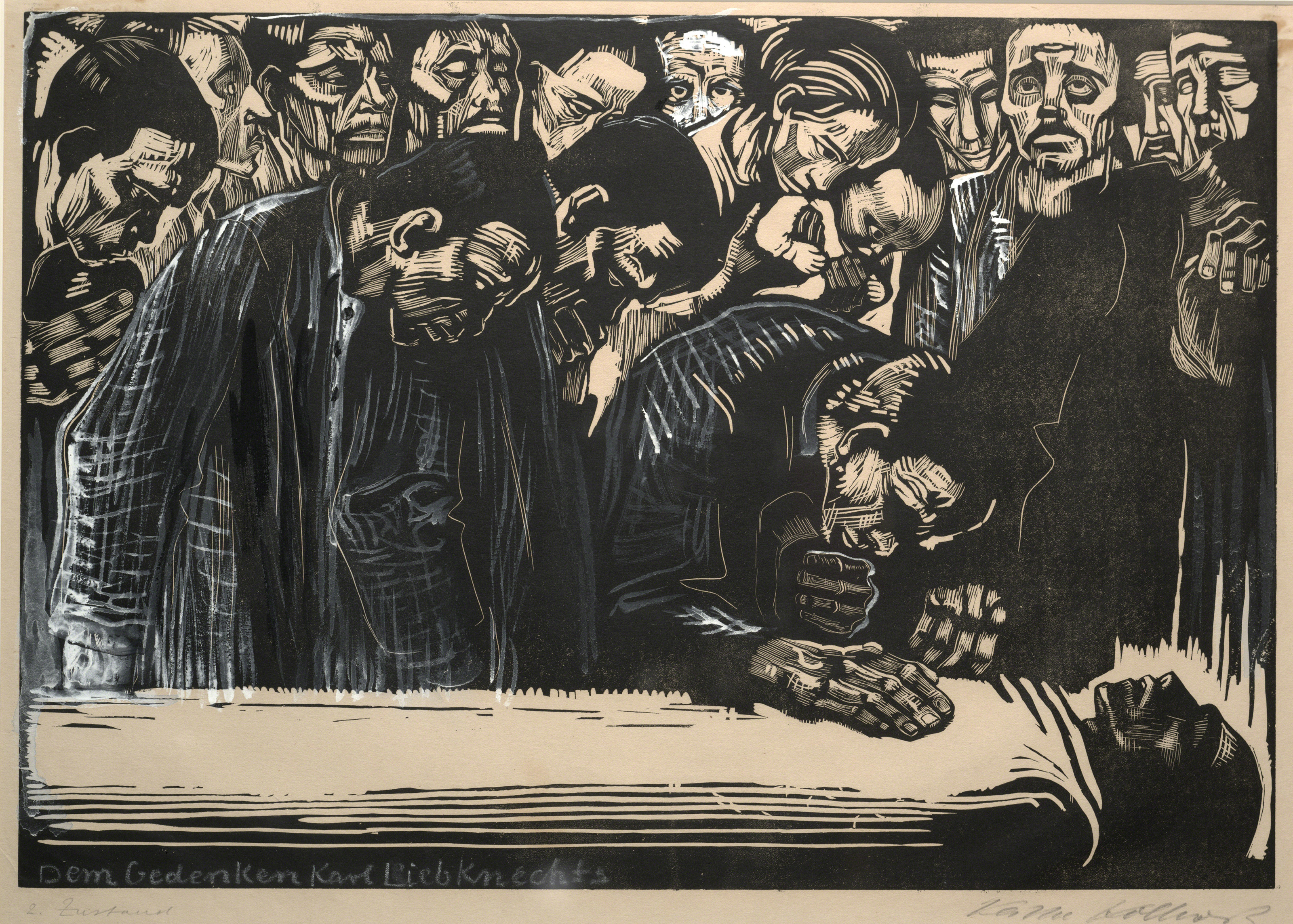 In Memoriam Karl Liebknecht by Käthe Kollwitz