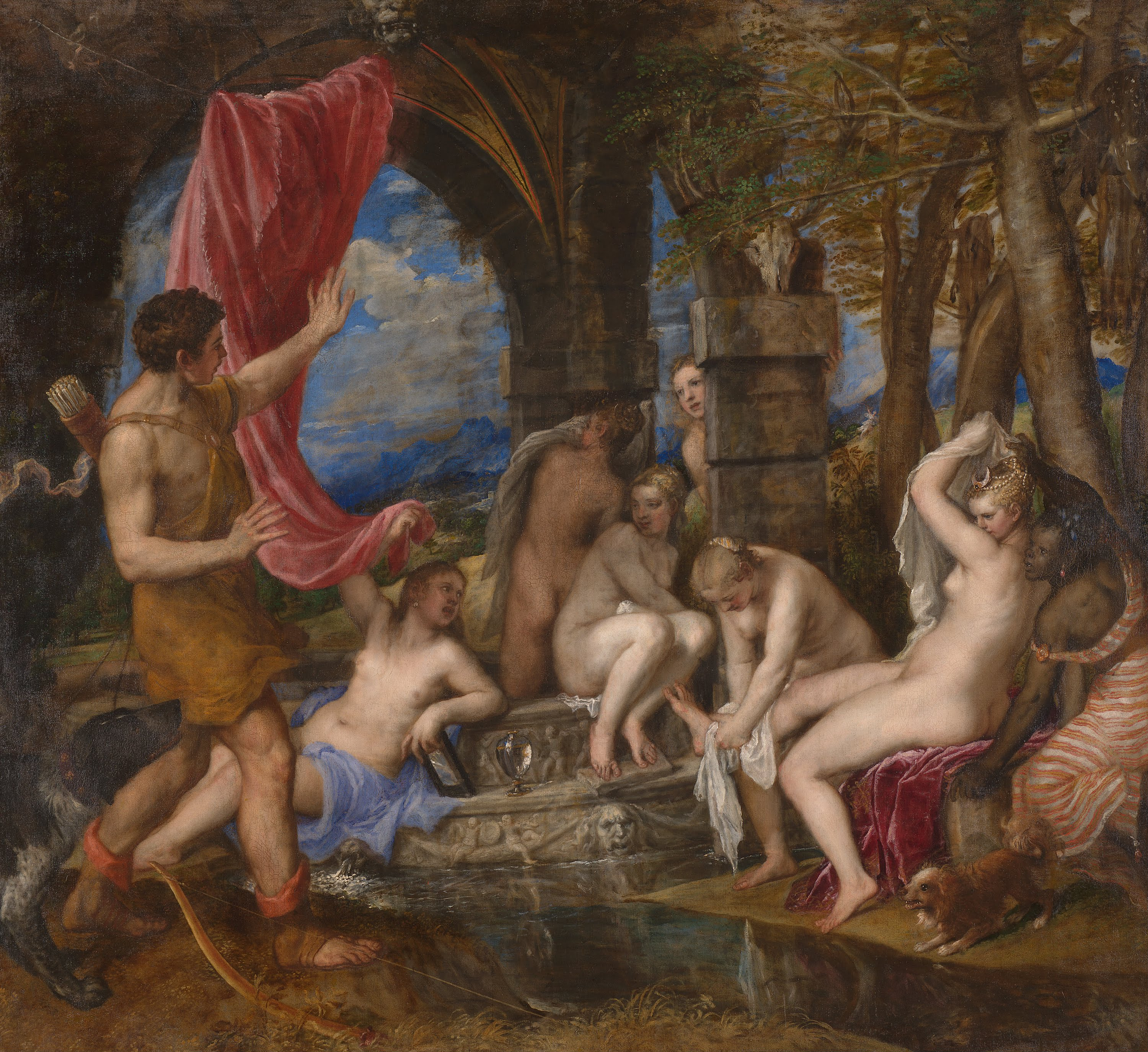 Diana and Actaeon (1562) by Titian 