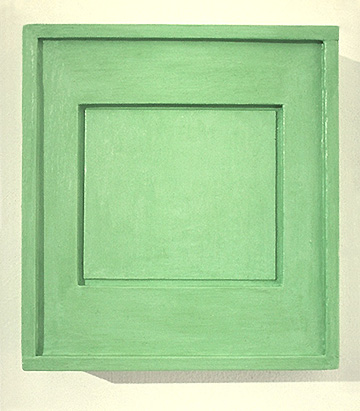 Allan McCollum. Surrogate Painting [No. 783]. Acrylic on wood and museum board.